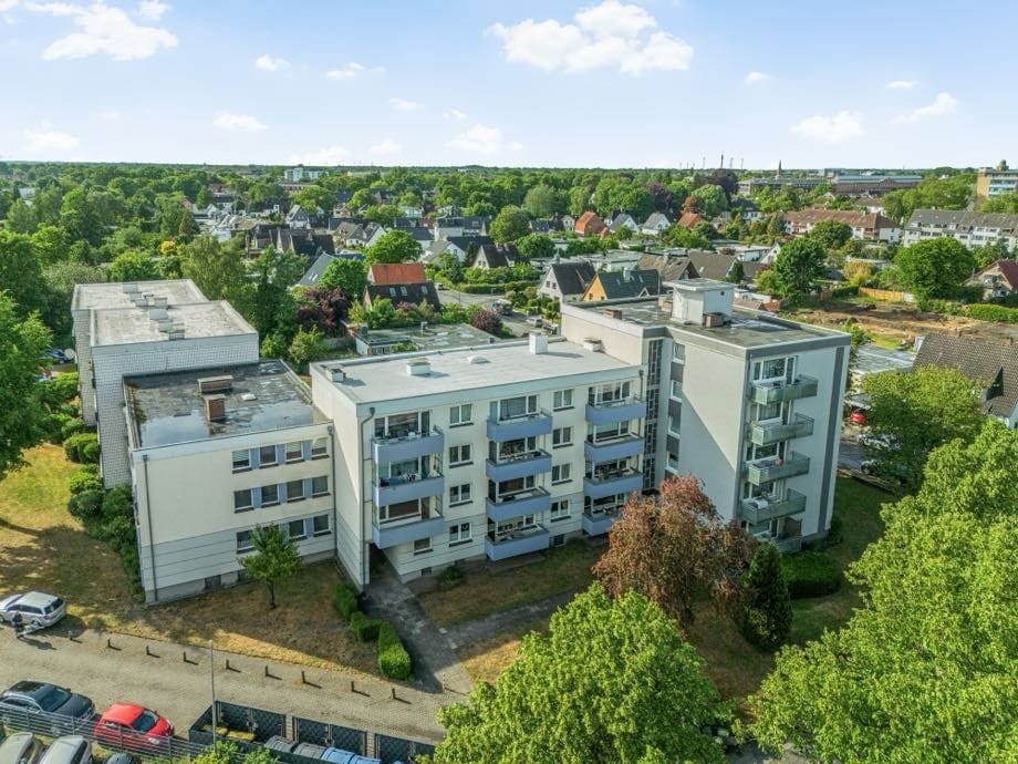 Mehrfamilienhaus als Kapitalanlage aus der Luft